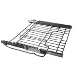 GE - 27" Never-Scrub Heavy-Duty Roller Rack Accessory - Silver