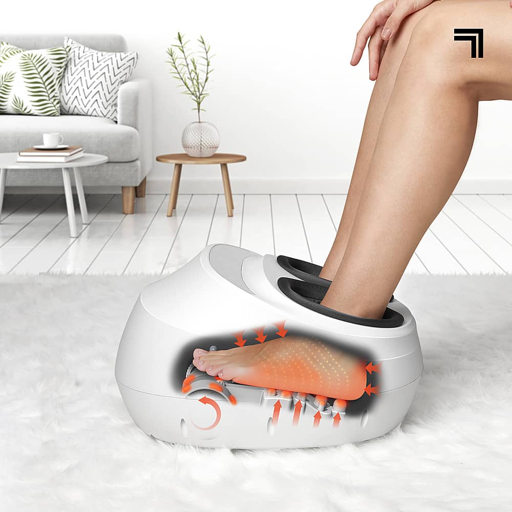 Sharper Image - Shiatsu Foot Massager - White