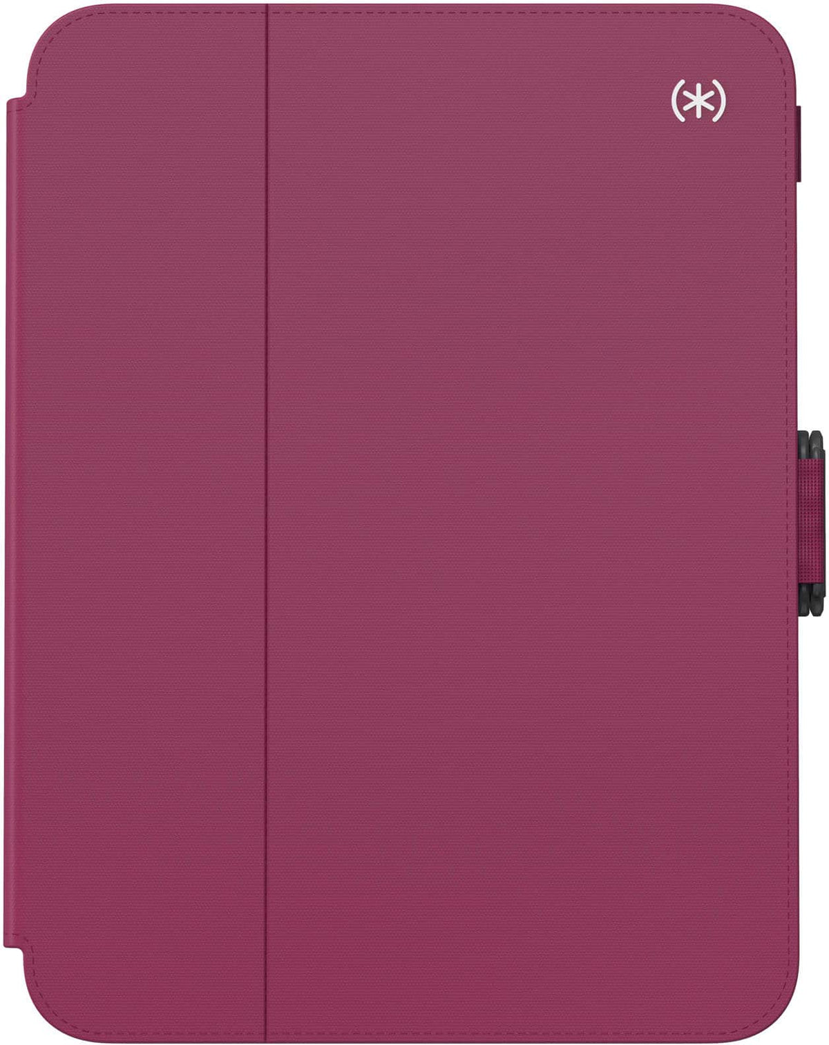 Speck - Balance Folio Case with Microban for Apple iPad mini (A17 Pro) and Apple iPad mini (6th Generation 2021) - Verry Berry Red / Slate Grey
