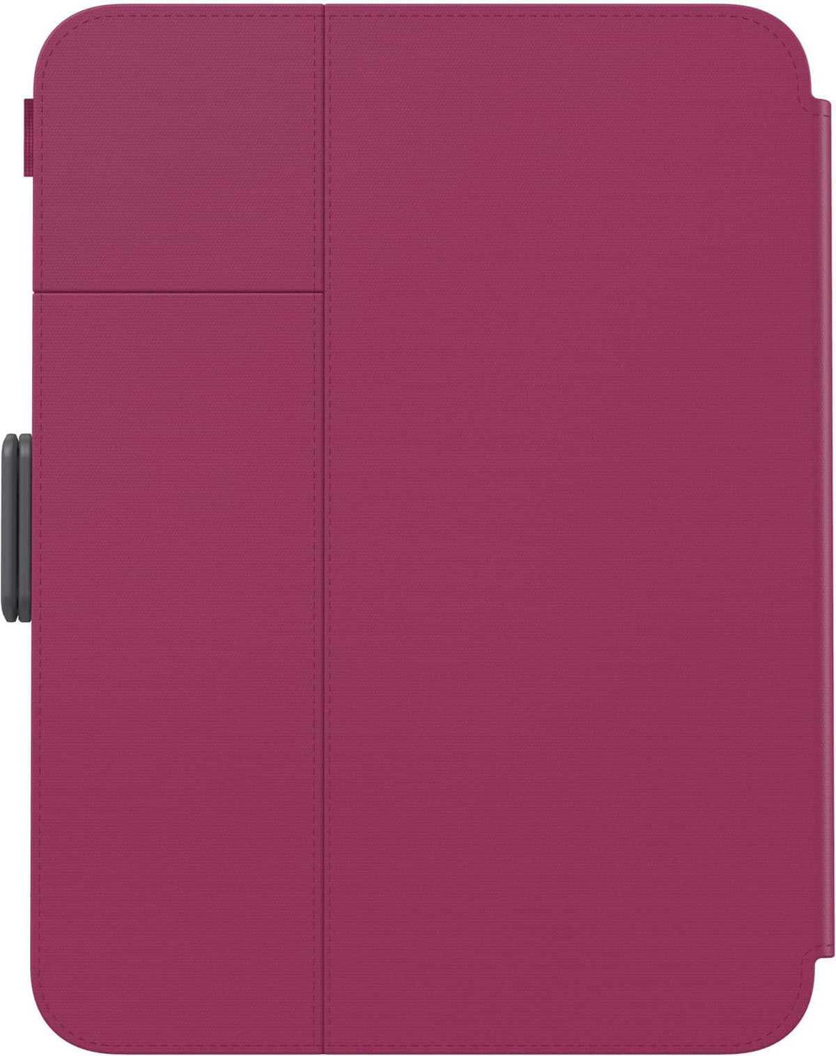 Speck - Balance Folio Case with Microban for Apple iPad mini (A17 Pro) and Apple iPad mini (6th Generation 2021) - Verry Berry Red / Slate Grey