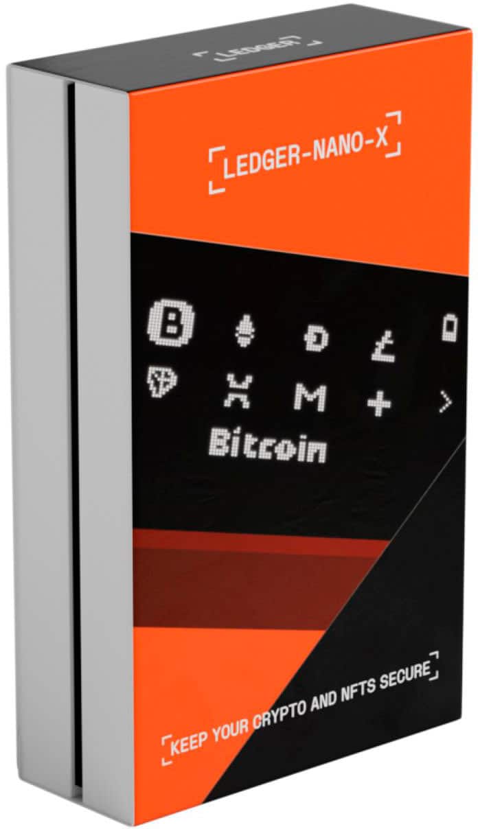 Ledger - Nano X Crypto Hardware Wallet - Bluetooth - Onyx Black