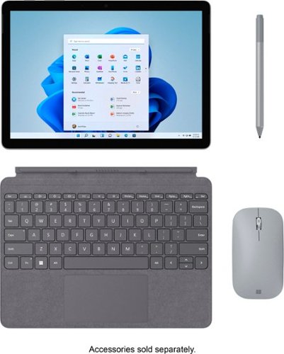 Microsoft - Geek Squad Certified Refurbished Surface Go 3 - 10.5” Touch-Screen - Intel Pentium Gold - 8GB Memory - 128GB SSD - Platinum