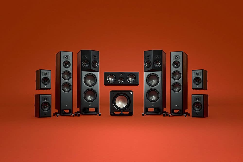 Polk Audio - Legend L800 Right SDA Tower Speaker - Black Ash