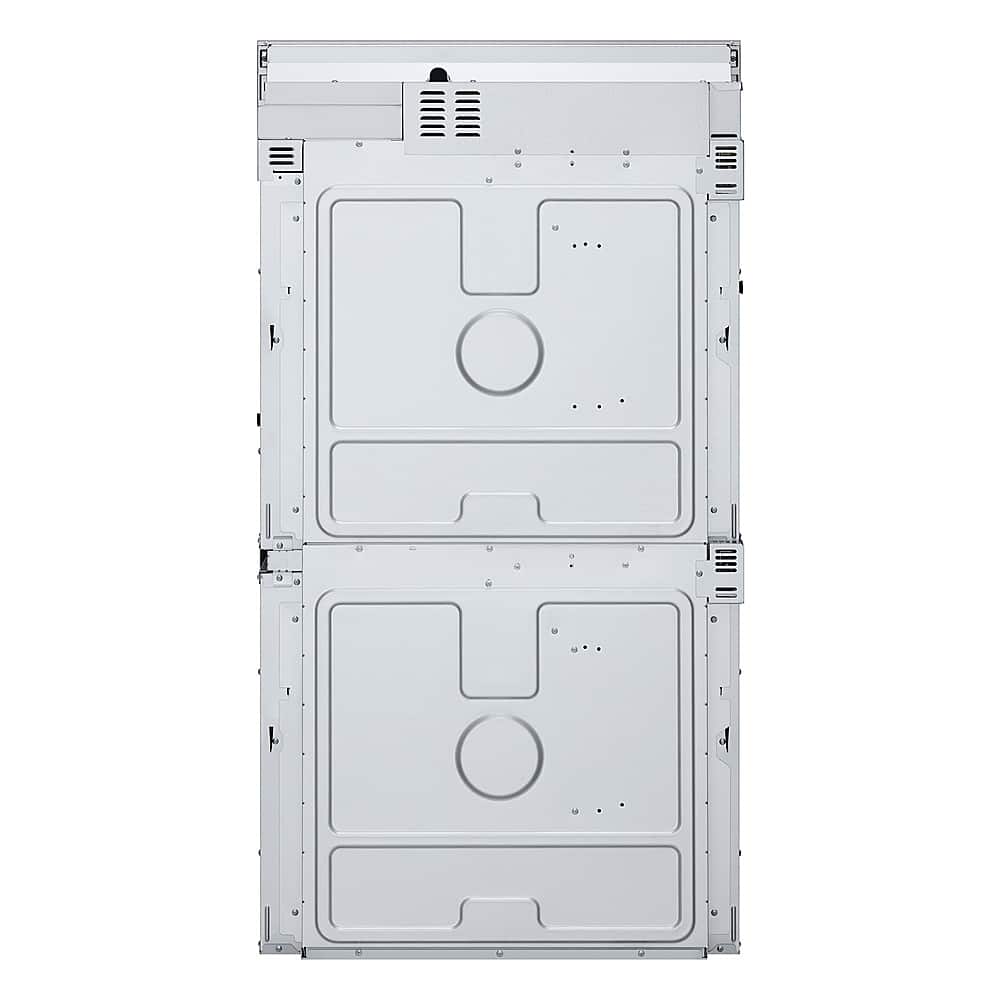 LG - STUDIO 30-in Wide Smart Built-In Electric Convection Double Wall Oven with Air Fry and Sous Vide - Stainless Steel