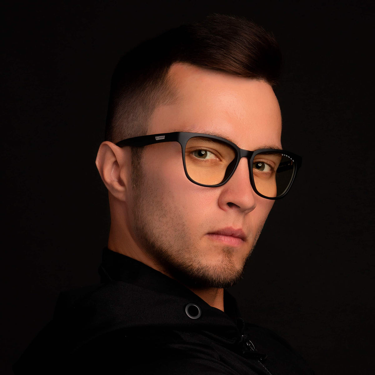 GUNNAR - Berkeley Computer Glasses with Blue Light Reduction , Clear Lenses - Onyx