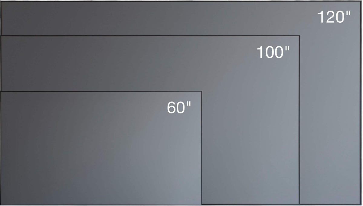 Epson - SilverFlex Ultra Ambient Light Rejecting Screen, 120-inch Ultra High-Definition for Ultra-Short Throw Projectors - Black