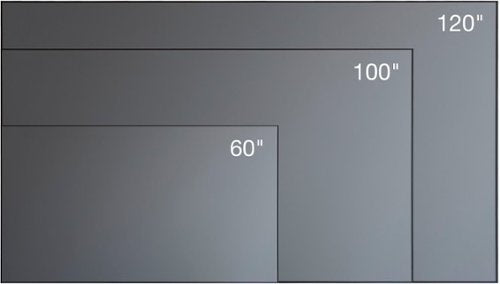 Epson - SilverFlex Ultra Ambient Light Rejecting Screen, 120-inch Ultra High-Definition for Ultra-Short Throw Projectors - Black