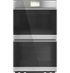 Café - 30" Built-In Double Electric Convection Wall Oven with True European Convection, In-Oven Camera, and Built-In Wi-Fi - Platinum Glass