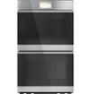 Café - 30" Built-In Double Electric Convection Wall Oven with True European Convection, In-Oven Camera, and Built-In Wi-Fi - Platinum Glass