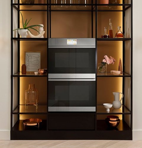 Café - 30" Built-In Double Electric Convection Wall Oven with True European Convection, In-Oven Camera, and Built-In Wi-Fi - Platinum Glass