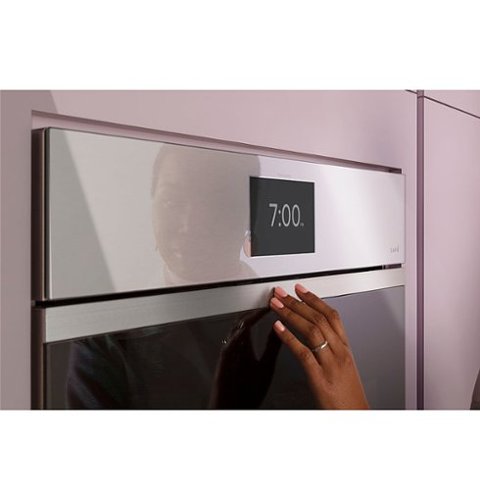 Café - 30" Built-In Double Electric Convection Wall Oven with True European Convection, In-Oven Camera, and Built-In Wi-Fi - Platinum Glass