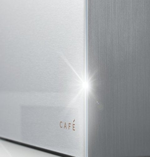 Café - 30" Built-In Double Electric Convection Wall Oven with True European Convection, In-Oven Camera, and Built-In Wi-Fi - Platinum Glass