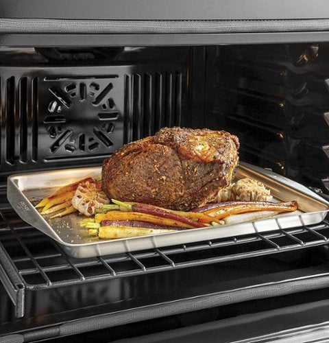 Café - 30" Built-In Double Electric Convection Wall Oven with True European Convection, In-Oven Camera, and Built-In Wi-Fi - Platinum Glass