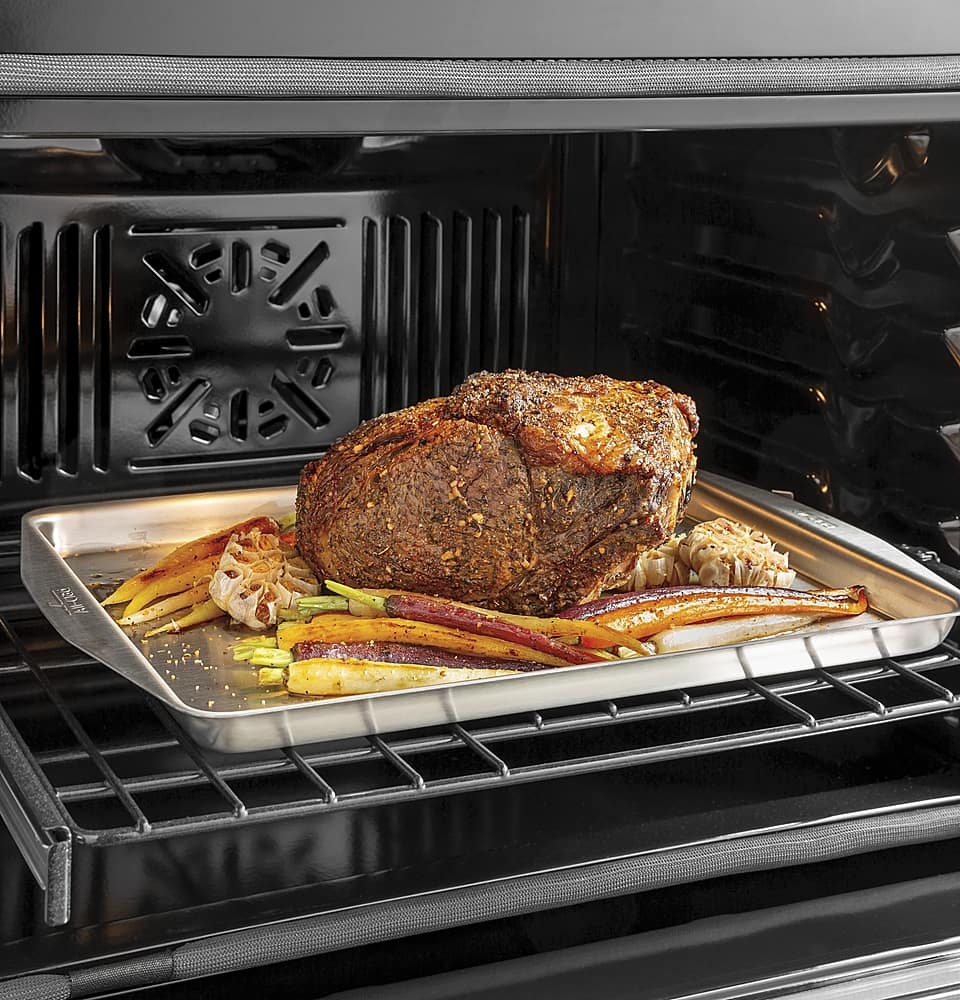 Café - 30" Built-In Double Electric Convection Wall Oven with True European Convection, In-Oven Camera, and Built-In Wi-Fi - Platinum Glass