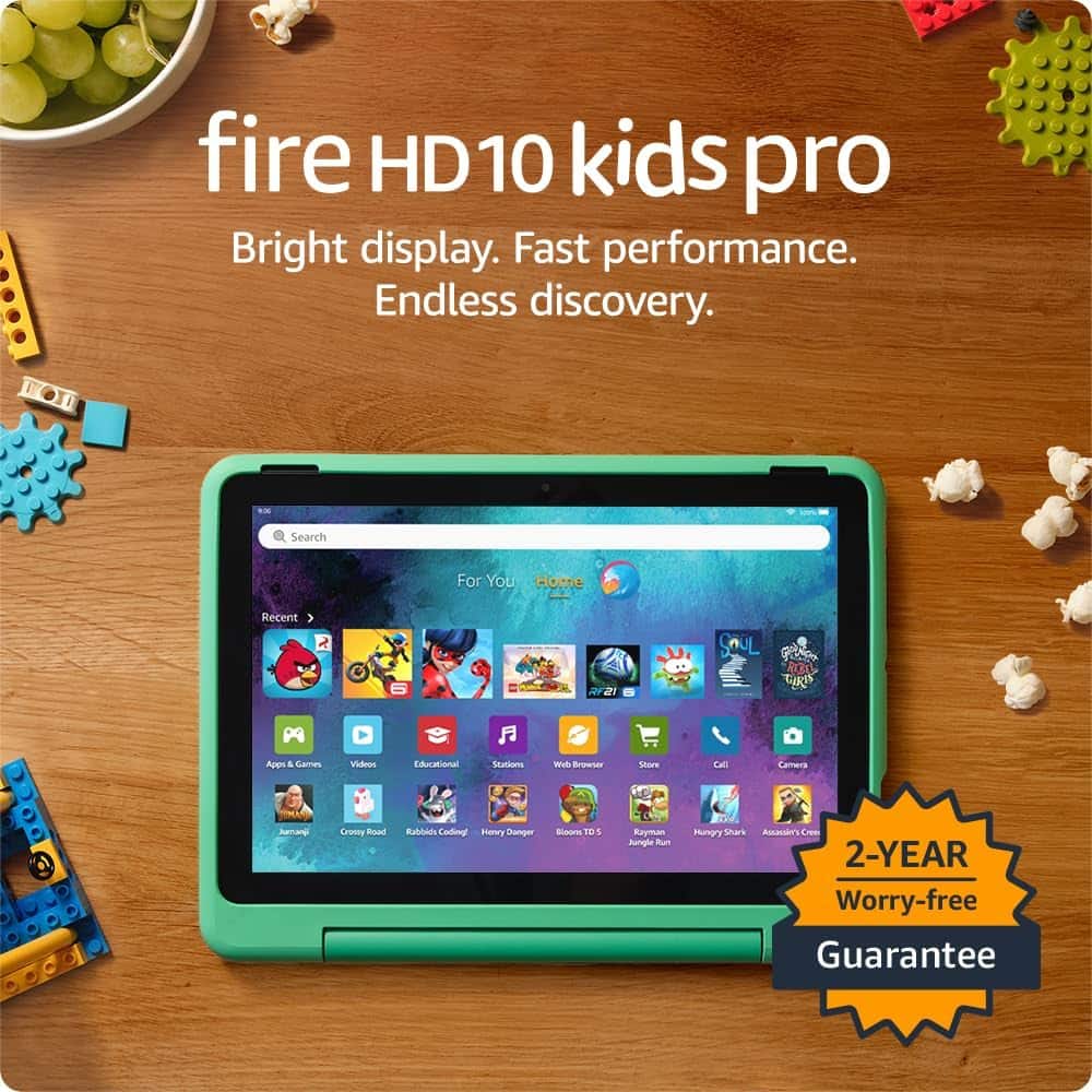 Amazon - Fire HD 10 Kids Pro - 10.1" Tablet (2023 Release) - 32GB with Wi-Fi - Mint