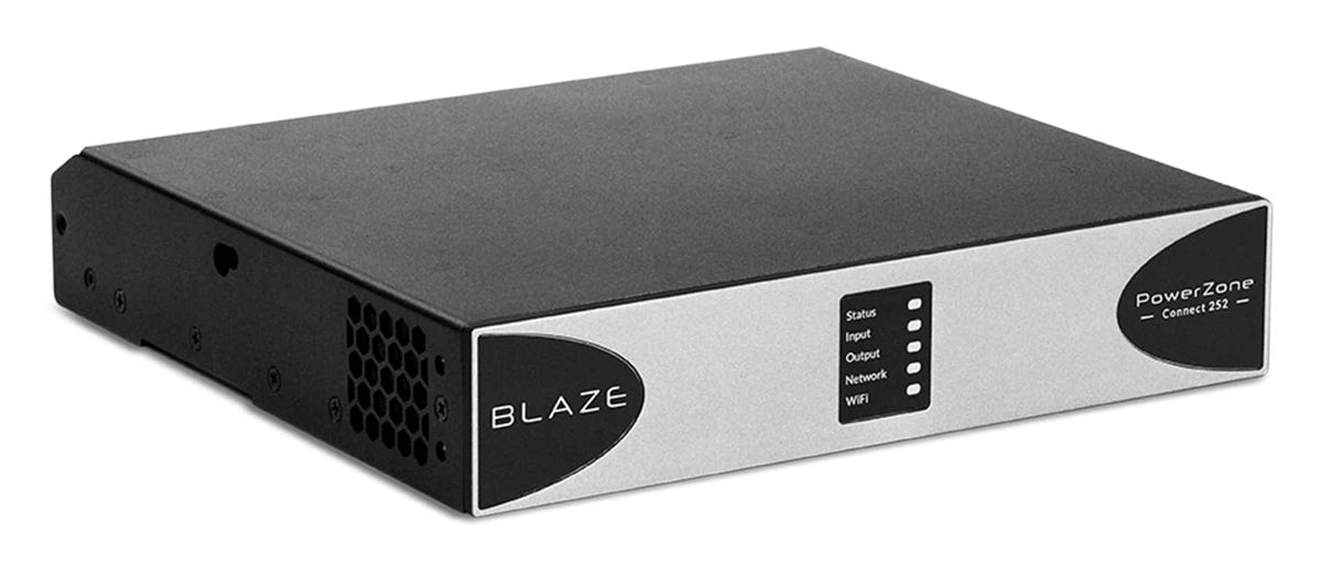 Sonance - Blaze PowerZone Connect 252 – 250 W DSP-enabled Class-D amplifier with 2 channels (Each) - Black