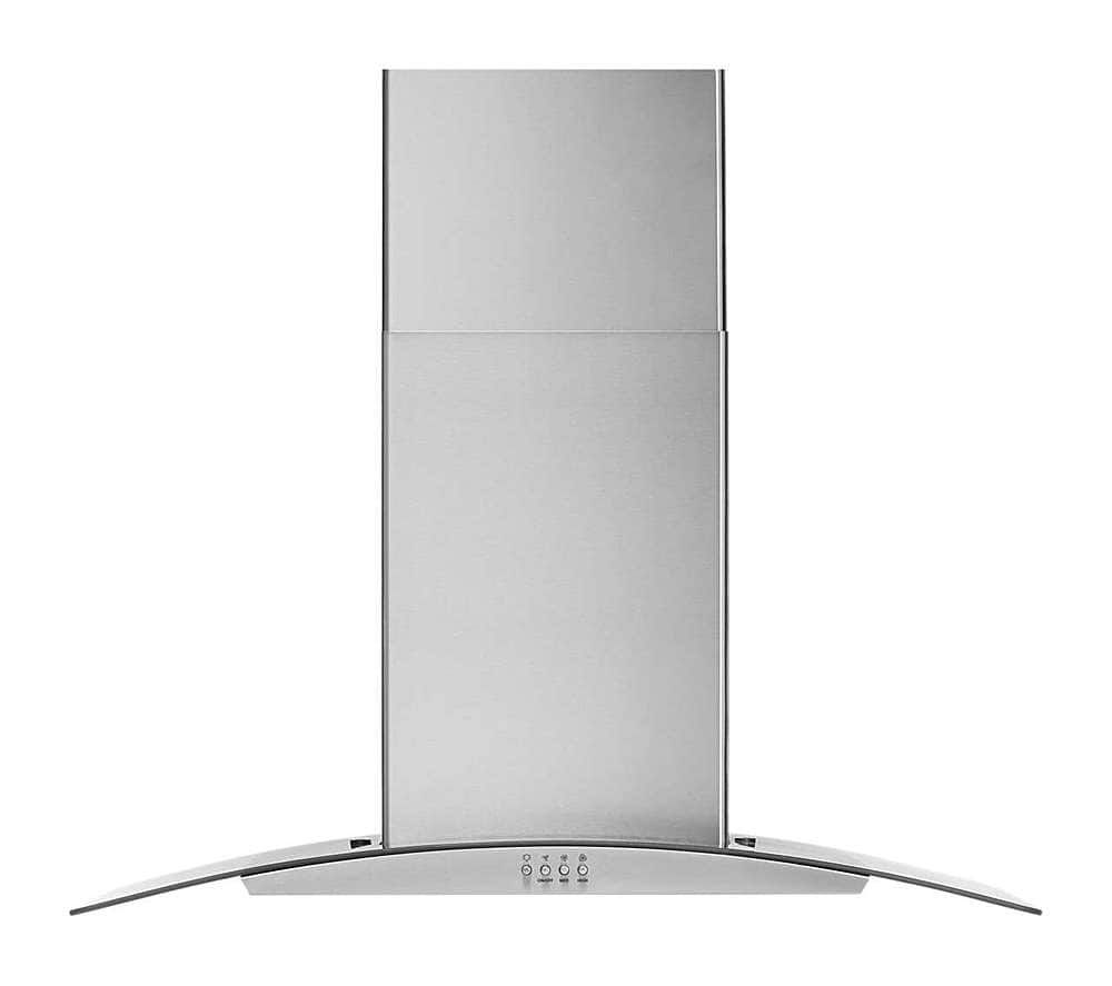 Whirlpool - 36 inches - Externally Vented & Convertible - Wall Range Hood - Stainless Steel