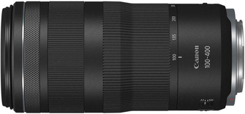 Canon - RF100-400mm F5.6-8 IS USM Telephoto Zoom Lens for EOS R-Series Cameras - Black