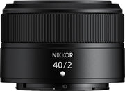 Nikon - NIKKOR Z 40mm f/2 Standard Prime Lens for Z Cameras - Black