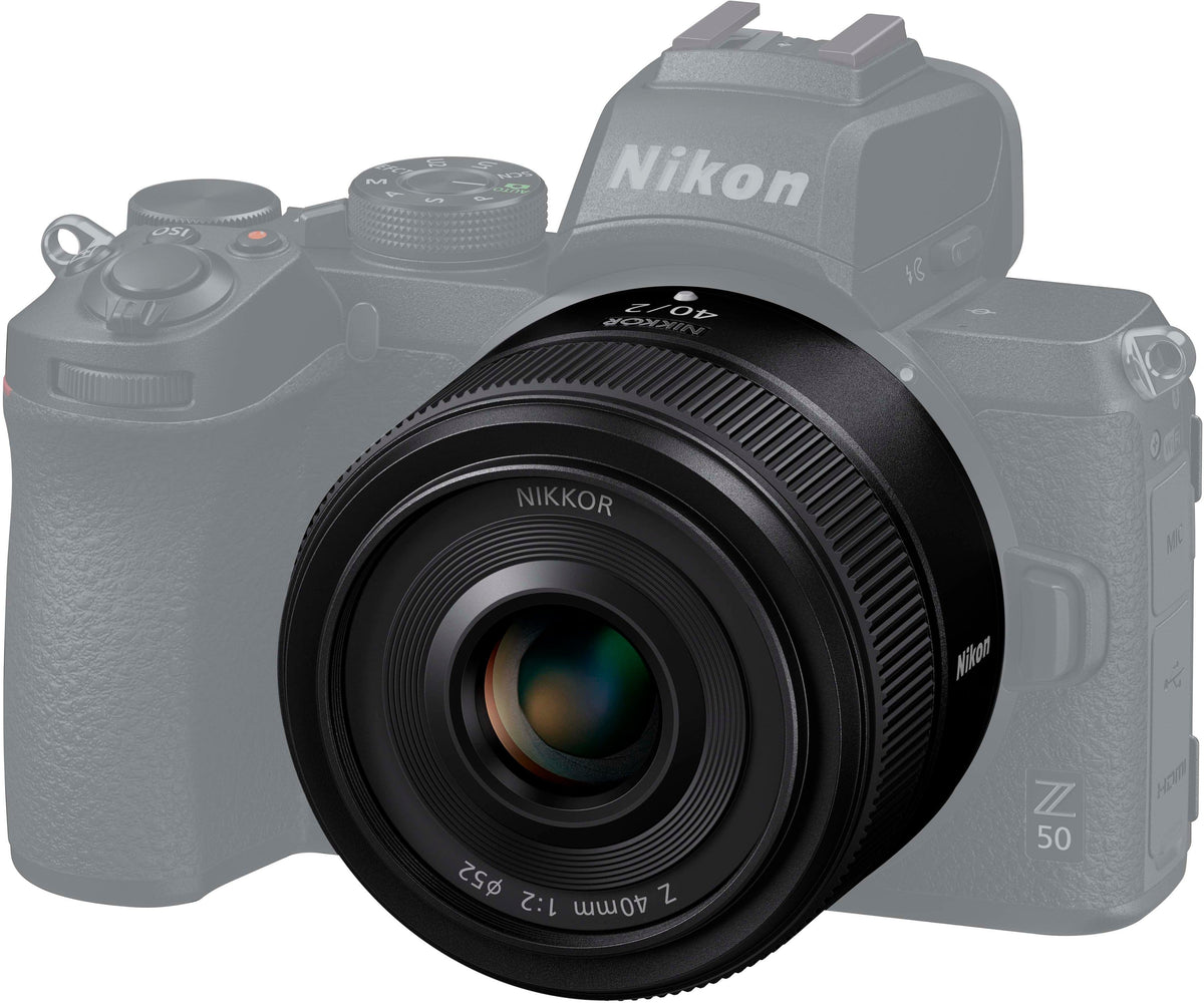 Nikon - NIKKOR Z 40mm f/2 Standard Prime Lens for Z Cameras - Black