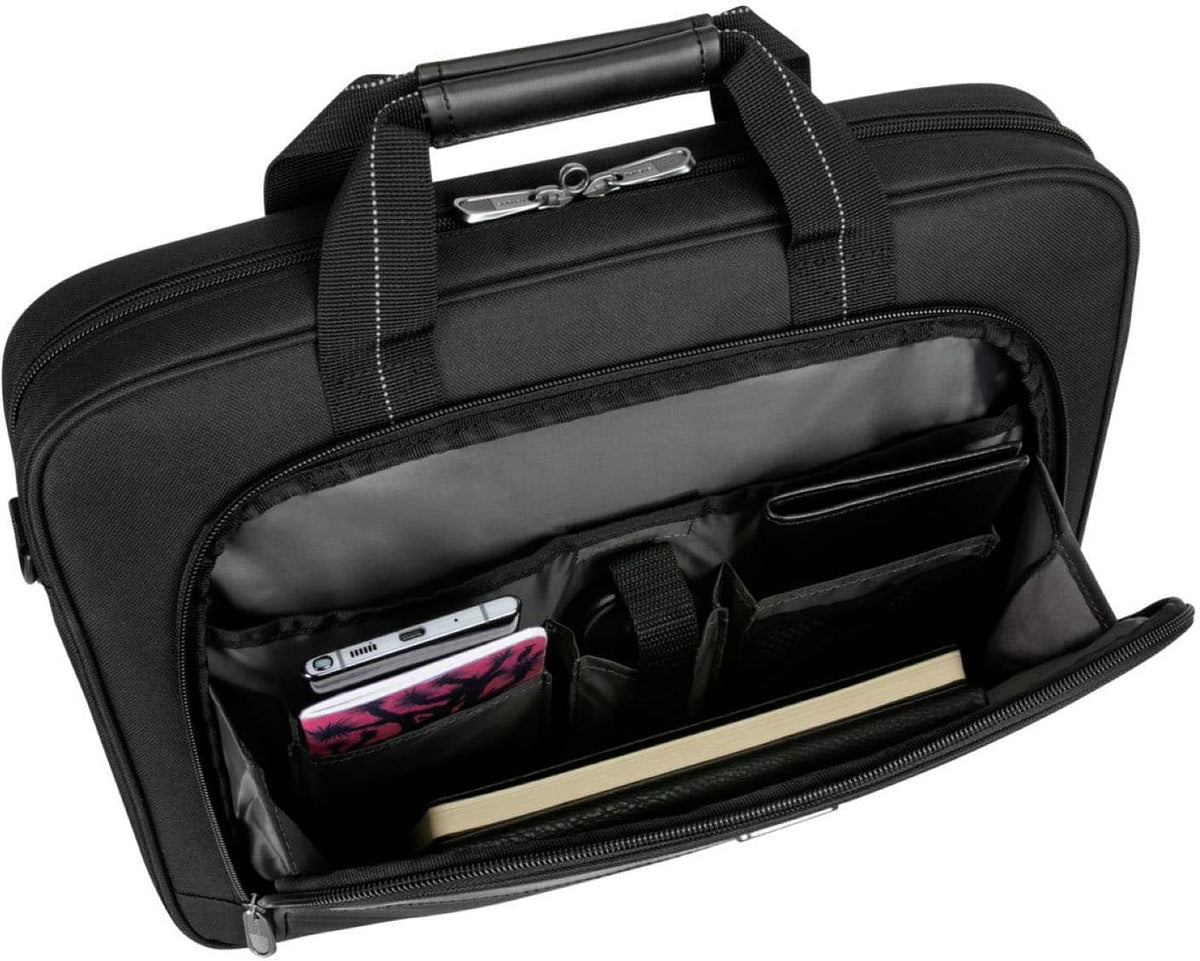Targus - Classic Slim Briefcase for 15.6 Laptops - Black