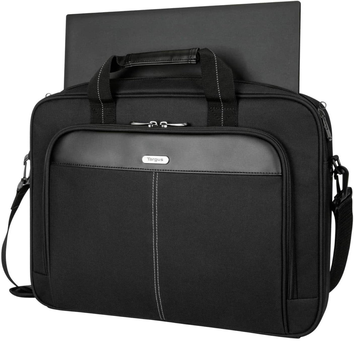 Targus - Classic Slim Briefcase for 15.6 Laptops - Black