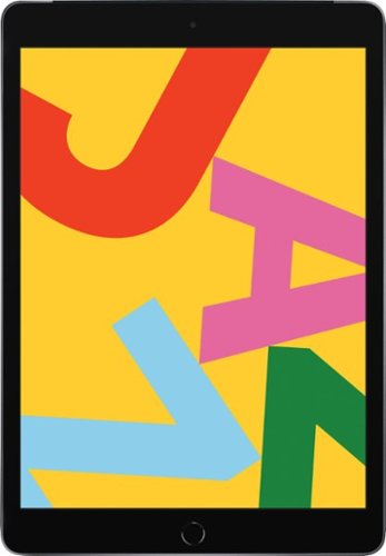 Apple - Geek Squad Certified Refurbished iPad (7th Gen) with Wi-Fi + Cellular - 32GB (Unlocked) - Space Gray
