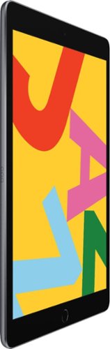 Apple - Geek Squad Certified Refurbished 10.2-Inch iPad (7th Generation) with Wi-Fi - 32GB - Space Gray