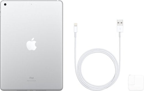 Apple - Geek Squad Certified Refurbished 10.2-Inch iPad - (7th Generation) with Wi-Fi - 32GB - Silver