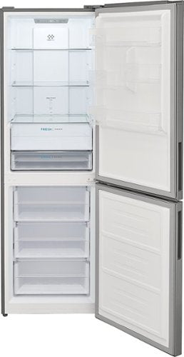 Frigidaire - 24 in. Wide 11.5 Cu. Ft. Garage Ready Bottom-Freezer Refrigerator - Fingerprint-Resistant Stainless Steel Look