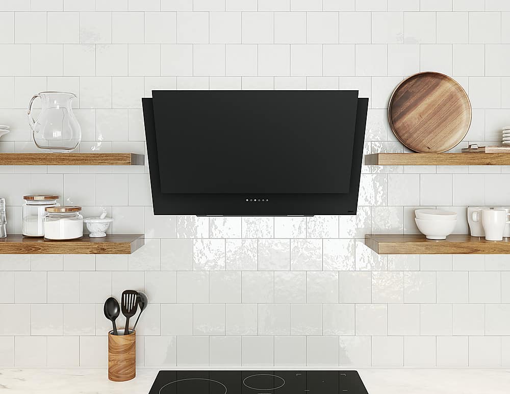 Zephyr - 36 inches - Convertible - Shell Range Hood - Matte Black