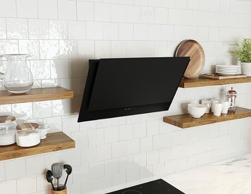 Zephyr - 36 inches - Convertible - Shell Range Hood - Matte Black