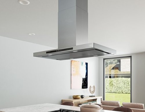 Zephyr - 42 inches - Convertible - Shell Range Hood - Stainless Steel