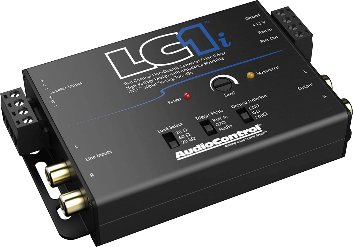AudioControl - 2-Channel Active Line Output Converter and Line Driver - Black