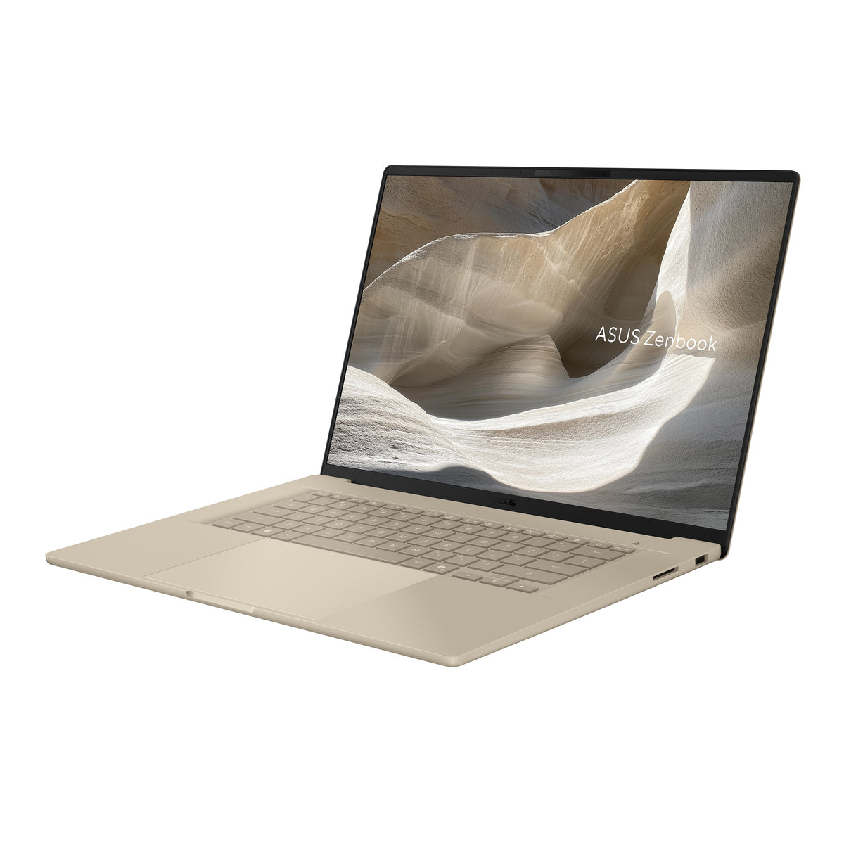 ASUS - Zenbook A16 16" 2K OLED Laptop - Snapdragon X X1 - 32GB RAM - 1TB SSD - Copilot+ PC - Zabriskie Beige