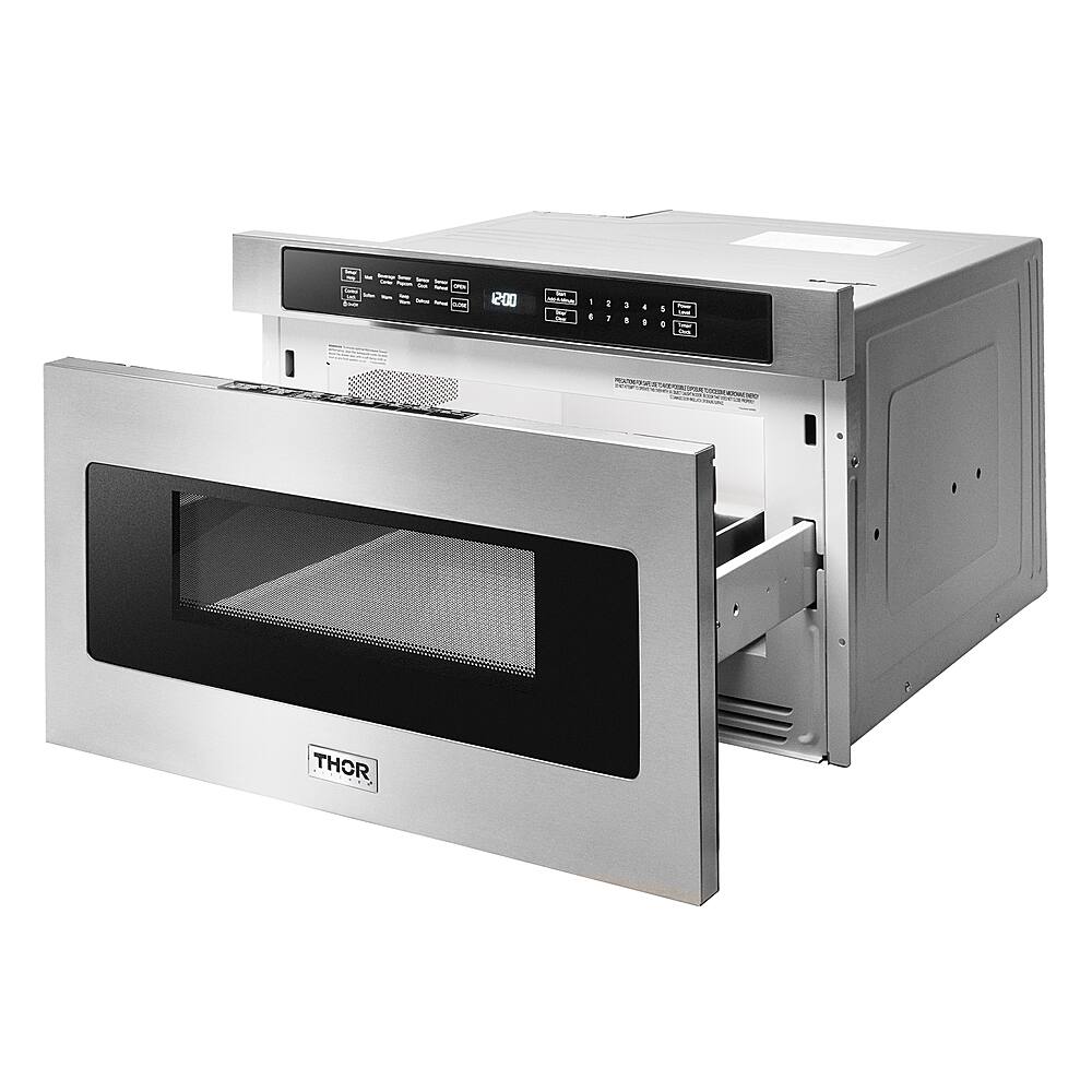 Thor Kitchen - 1.2 cu.ft. Built-in Microwave Drawer - Stainless Steel