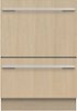 Fisher & Paykel - 24" Top Control Built-in Stainless Steel Tub Dishwasher with Integrated Double DishDrawer 44dBA - Custom Panel Ready