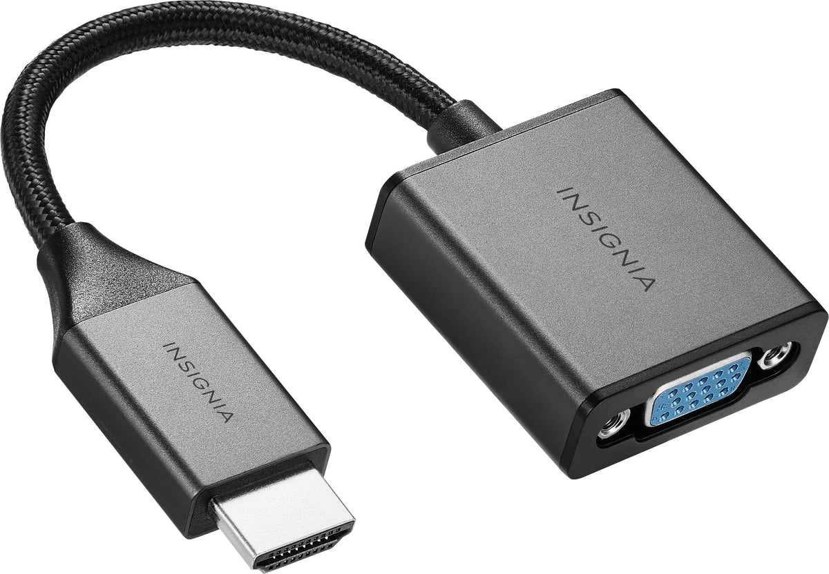 Insignia™ - HDMI to VGA Adapter - Cool gray