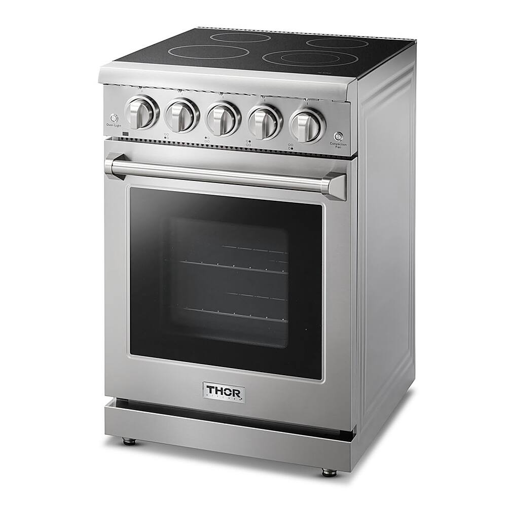 Thor Kitchen - 24 in. Wide 4 Elements Professional Electric Range - Stainless Steel