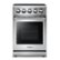 Thor Kitchen - 24 in. Wide 4 Elements Professional Electric Range - Stainless Steel