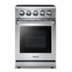Thor Kitchen - 24 in. Wide 4 Elements Professional Electric Range - Stainless Steel