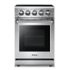 Thor Kitchen - 24 in. Wide 4 Elements Professional Electric Range - Stainless Steel