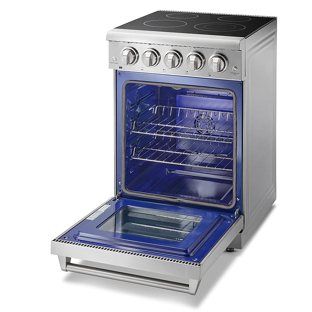 Thor Kitchen - 24 in. Wide 4 Elements Professional Electric Range - Stainless Steel
