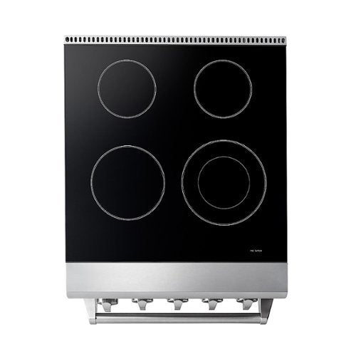 Thor Kitchen - 24 in. Wide 4 Elements Professional Electric Range - Stainless Steel