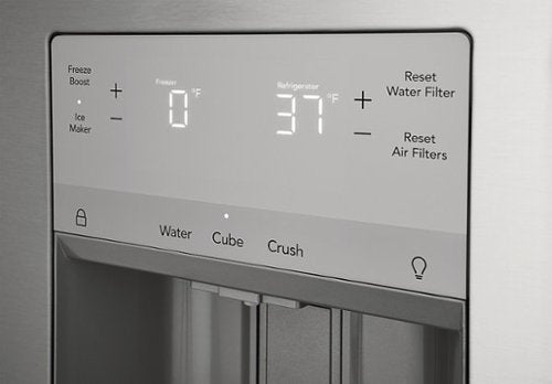 Frigidaire - 36 in. Wide 22.6 Cu. Ft. Counter-Depth French Door Refrigerator - Stainless Steel