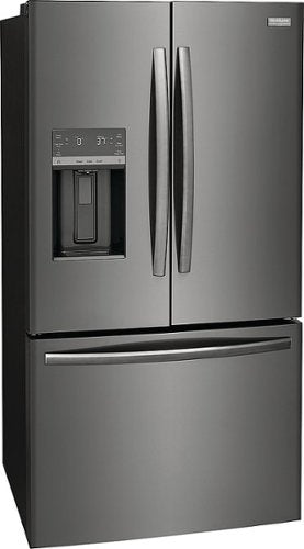 Frigidaire - Gallery 36 in. Wide 27.8 Cu. Ft. French Door Refrigerator - Black Stainless Steel
