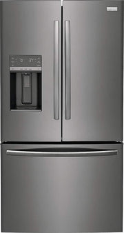 Frigidaire - Gallery 36 in. Wide 27.8 Cu. Ft. French Door Refrigerator - Black Stainless Steel