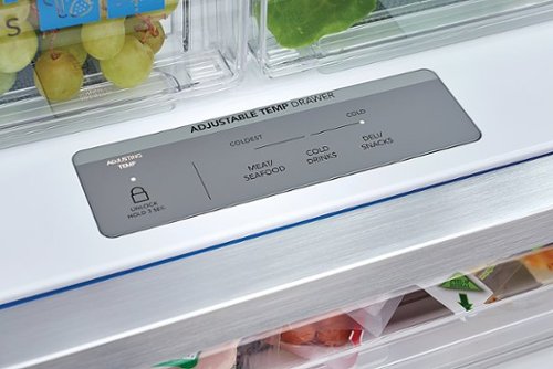 Frigidaire - Gallery 36 in. Wide 27.8 Cu. Ft. French Door Refrigerator - Black Stainless Steel