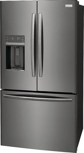 Frigidaire - Gallery 36 in. Wide 27.8 Cu. Ft. French Door Refrigerator - Black Stainless Steel