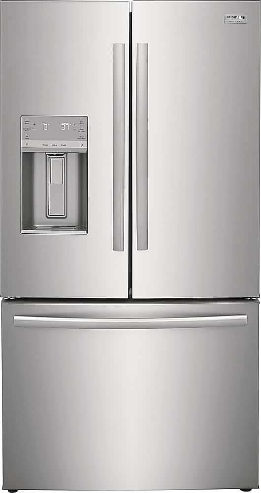 Frigidaire - Gallery 36 in. Wide 22.6 Cu. Ft. Counter-Depth French Door Refrigerator - Smudge Proof Stainless Steel